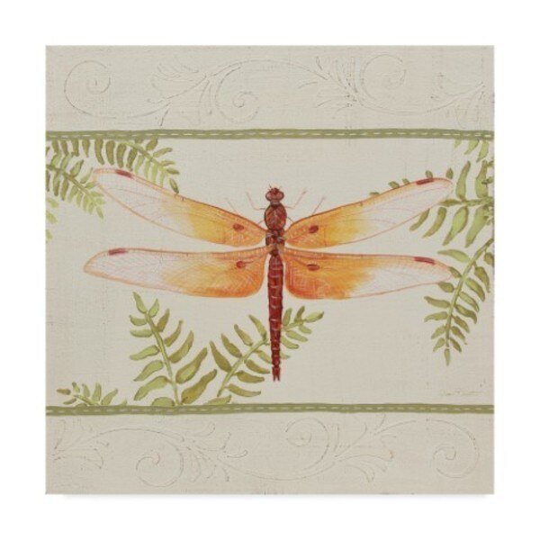 Jean Plout 'Dragonfly Wonder 1' Canvas Art, 18x18, Trademark Fine Art, Mfr#: ALI37326-C1818GG